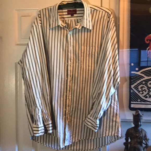 Nordstrom black & white striped shirt SOLD - Picture 7 of 8